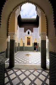 Morocco, Oriental Region, Oujda, medina, Marinid Medersa, 14th century Koranic School