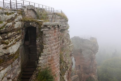 France, Bas-Rhin (67), château de Fleckenstein