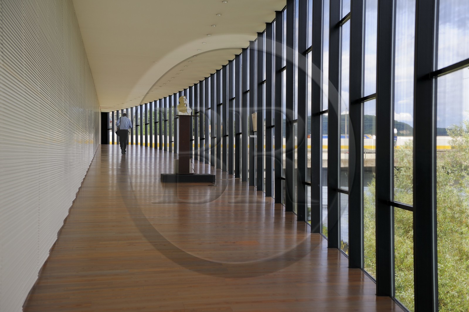 Suisse, Bâle, musée Tinguely de l'architecte Mario Botta
