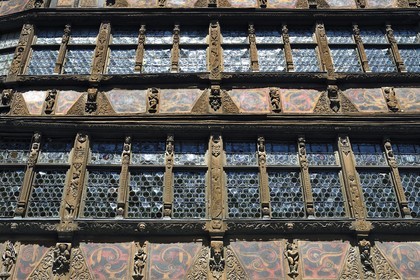France, Bas-Rhin (67), Strasbourg, vieille ville classée au Patrimoine Mondial de l'UNESCO, place de la cathédrale, Maison Kammerzell du XVe-XVIe siècle