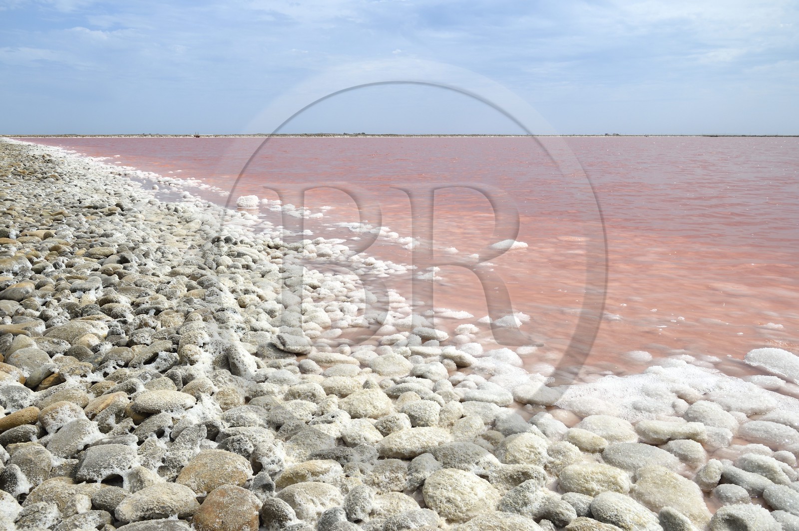 France, Bouches-du-Rhône (13), Camargue, Salin-de-Giraud, les salins du Midi, dépots de sel