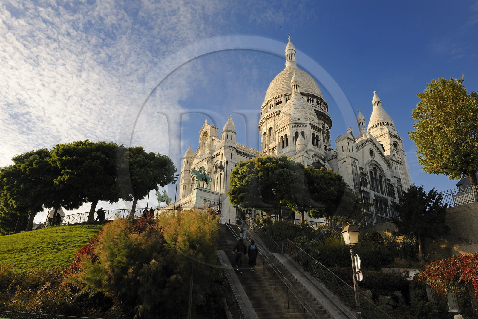France, Paris (75), le Sacré Coeur sur la Butte Montmartre