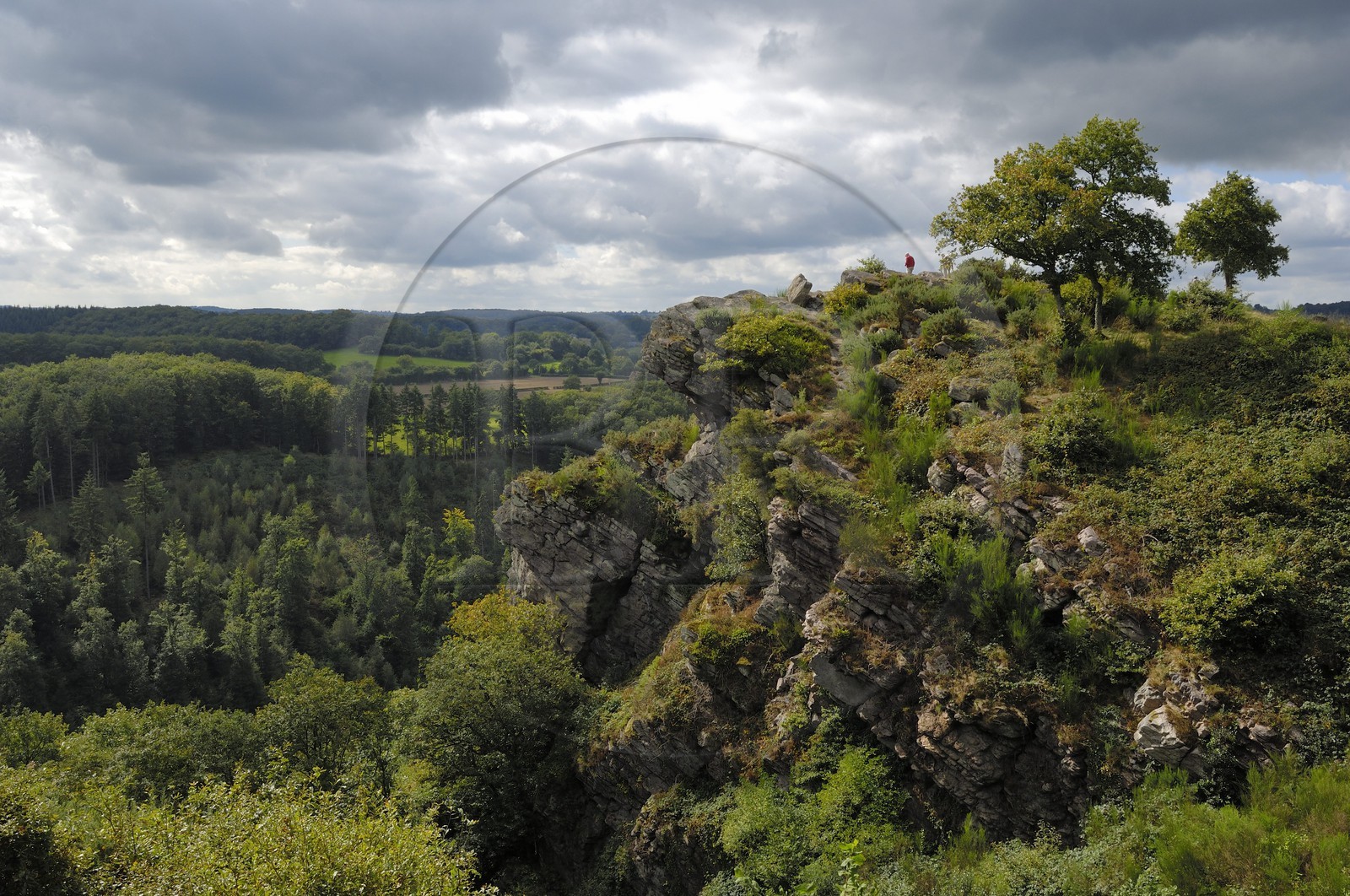 France, Orne (61), la Suisse normande, Saint-Philbert-sur-Orne, la Roche d'Oëtre
