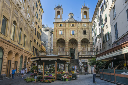 Italy, Liguria, Genoa, San Pietro in Banchi church
