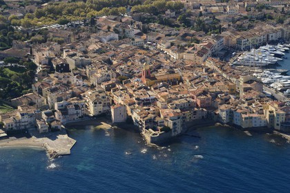 France, Var (83), Saint-Tropez, (vue aérienne)