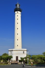 France, Pyrénées-Atlantiques (64), Pays-Basque, Biarritz, le phare à la Pointe Saint-Martin