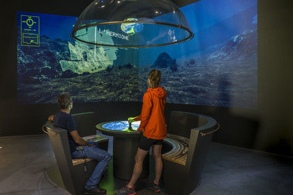 France, Loire-Atlantique (44), Cordemais, le centre de découverte Terre d’Estuaire, partir virtuellement à la recherche d’épaves sous-marines