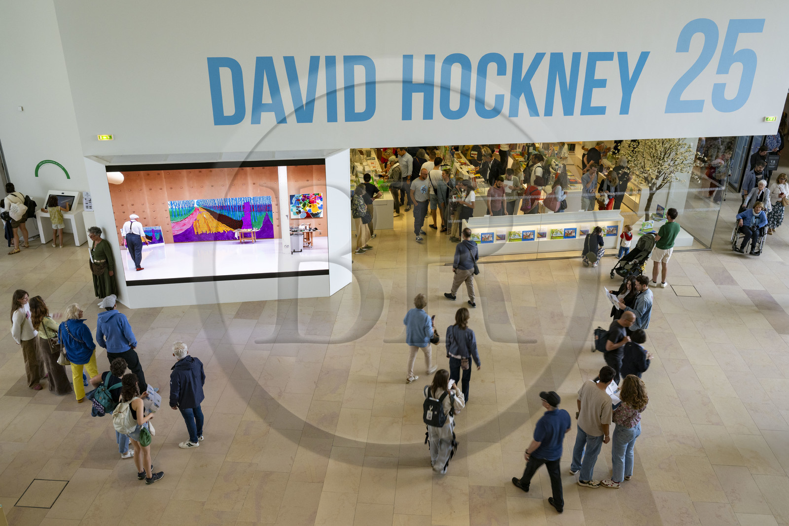 France, Paris (75), Bois de Boulogne, la fondation Louis Vuitton de l'architecte Frank Gehry, exposition David Hockney 25