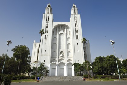 Morocco, Casablanca, Sacré-Coeur church, architect Paul Tournon (built between 1930 and 1953)