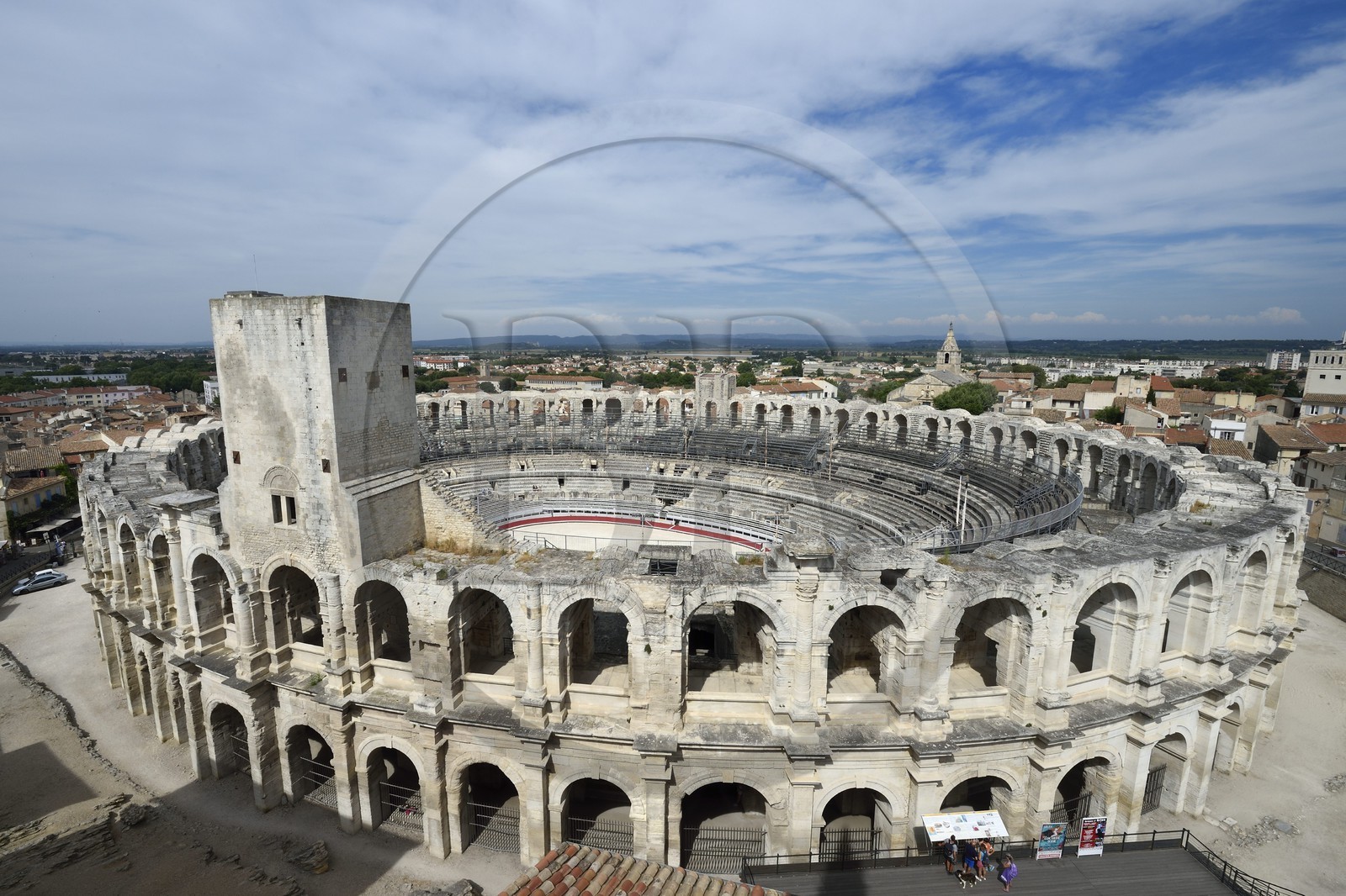 France, Bouches-du-Rhône (13), Arles, les Arènes, amphithéâtre romain de 80-90 après JC, classé Patrimoine Mondial de l'UNESCO