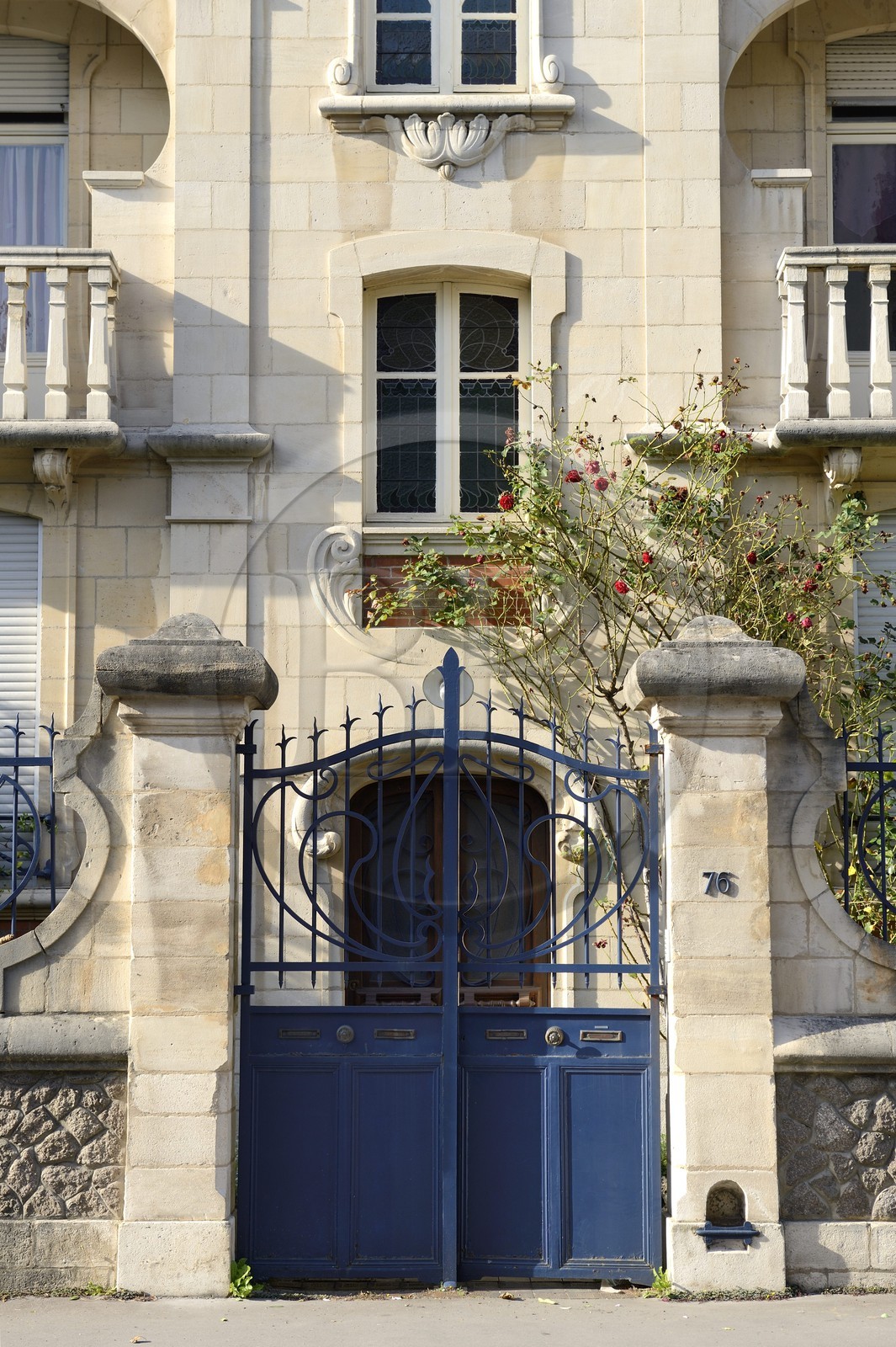 France, Meurthe-et-Moselle (54), Nancy, immeuble Art Nouveau rue Félix Faure