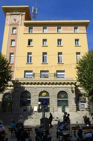 France, Corse du Sud, Ajaccio, the post office of street Cours Napoleon