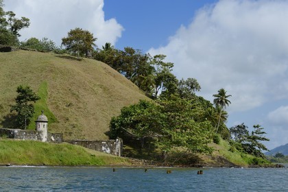 Panama, Colon Province, Portobelo, listed as World Heritage by UNESCO, Castillo de San Fernando dating from the Spanish era