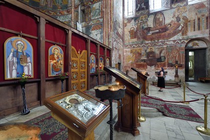 Géorgie, Iméréthie, Kutaissi, monastère de Ghelati, classé Patrimoine Mondial de l'UNESCO