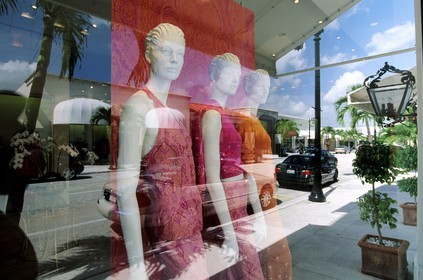 United States, Florida, Palm Beach, the nice shops of Worth Avenue