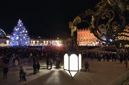 France, Meurthe-et-Moselle (54), Nancy, place Stanislas (ancienne Place Royale) lors de la fête de la Saint-Nicolas, classée Patrimoine Mondial de l'UNESCO