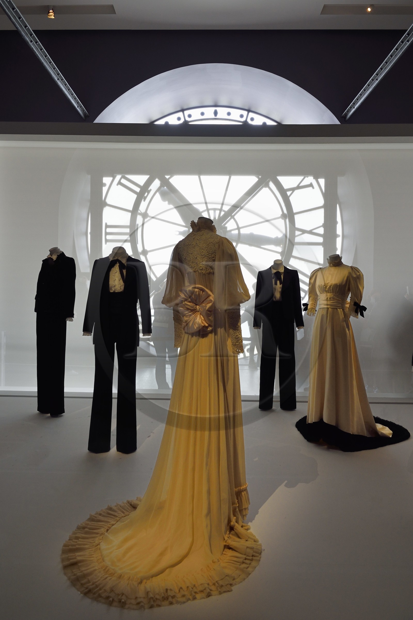 France, Paris (75), le musée d'Orsay, la grande horloge Est qui donne sur les Tuileries