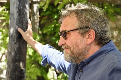 France, Alpes-Maritimes, Saint Paul de Vence, Olivier Kaeppelin President of the International Biennale of Saint-Paul de Vence