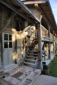 France, Saône et Loire (71), Bruailles, chambres d'hôtes La Ferme de Marie-Eugénie, ferme traditionnelle bressane
