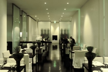 United Kingdom, London, Hempel hotel dining room, in Craven Hill