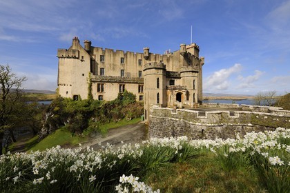 United Kingdom, Scotland, Highlands, Hebrides, Isle of Skye, Dunvegan castle of the MacLeod clan