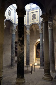France, Bouches-du-Rhône (13), Aix en Provence, Cathédrale Saint-Sauveur, baptistère