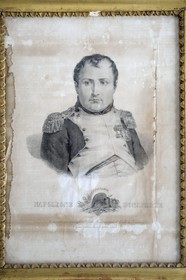 Italie, province de Vérone, Rivoli Veronese, portrait de Napoleon Bonaparte au musée napoleonnien