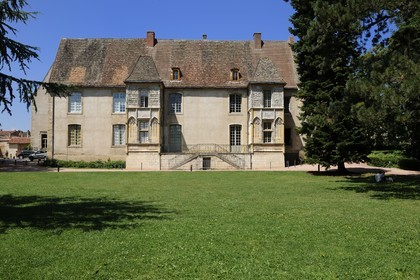 France, Saône et Loire (71), Cluny, Hôtel de Ville ancien palais des invités de l'abbé