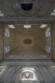 France, Rhône (69), Lyon, site historique classé Patrimoine Mondial de l'UNESCO, l'hôpital de l'Hôtel Dieu, Grand dôme