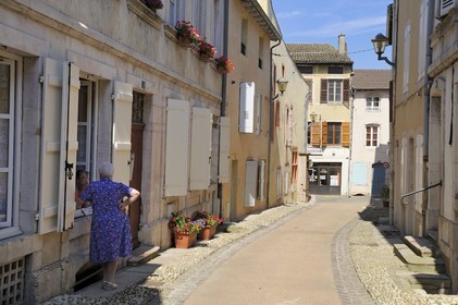 France, Saône et Loire (71), Tournus, quartier Sainte Madeleine