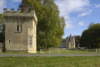 France, Calvados, Cote de Nacre, Lion sur Mer, the castle (16th and 17th centuries)