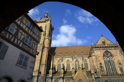 France, Haut Rhin, Colmar, Saint Martin cathedral and collegiate Church