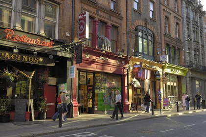 Irlande, Dublin, rue commercante du centre ville