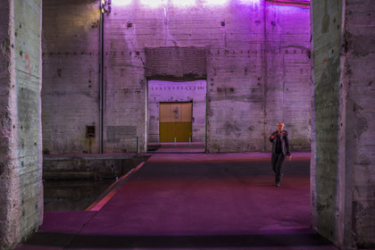 France, Loire Atlantique, Saint Nazaire, rehabilitation of the German submarine base built during the last world war and transformed into a cultural space