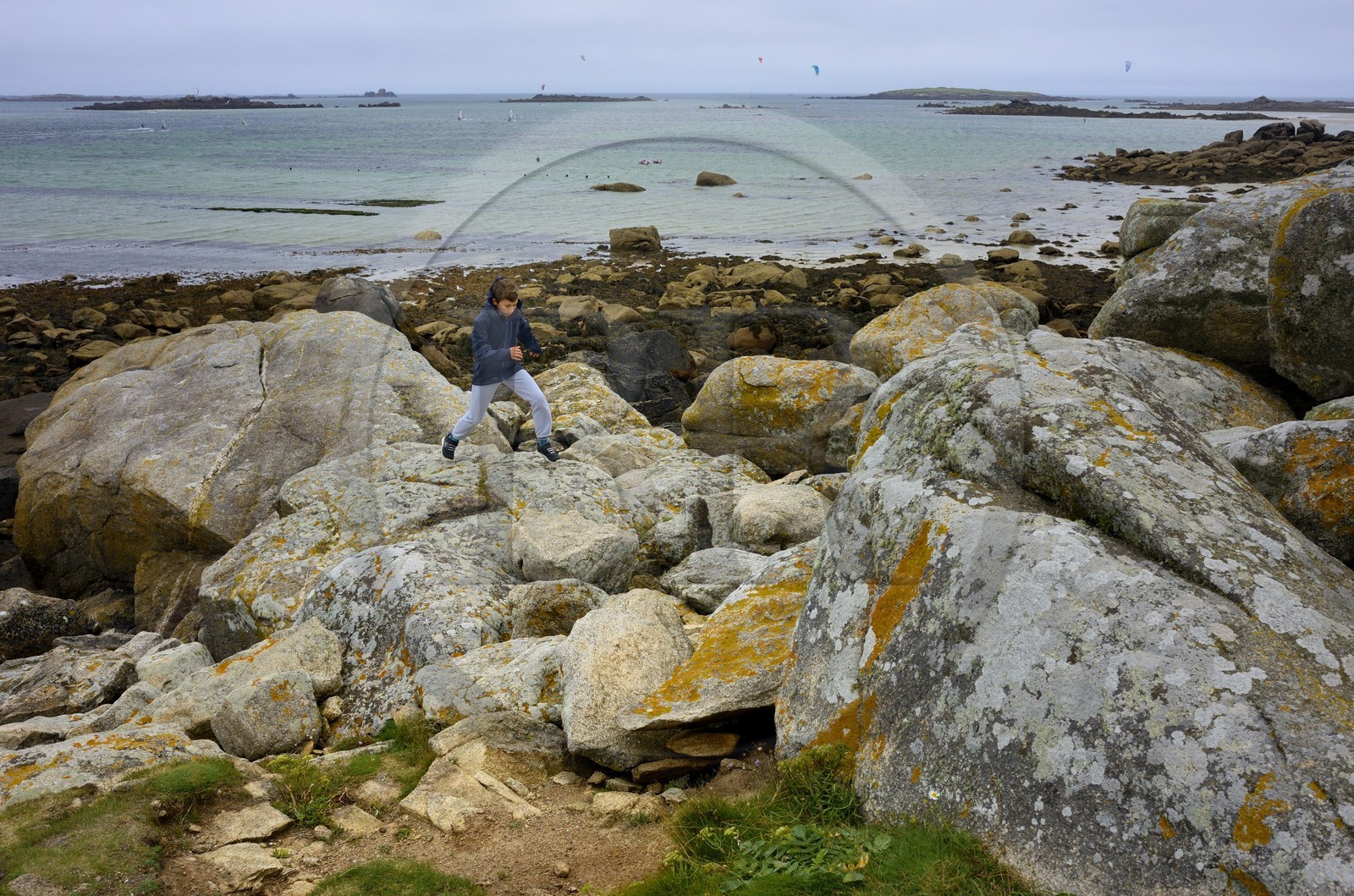 France, Finistère (29), Landeda, les dunes de Sainte-Marguerite