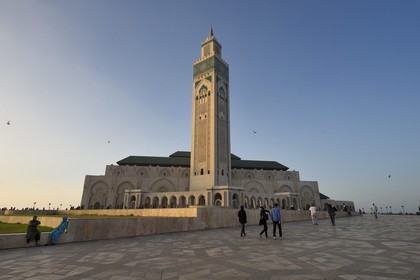 Maroc, Casablanca, Grande Mosquée Hassan II