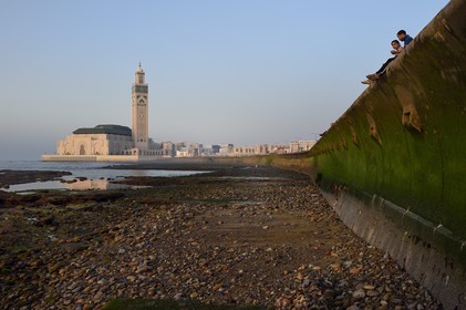 Maroc, Casablanca, Grande Mosquée Hassan II