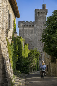 France (30), Gard, Villeneuve-lès-Avignon, la tour Philippe Le Bel du XIVe siècle