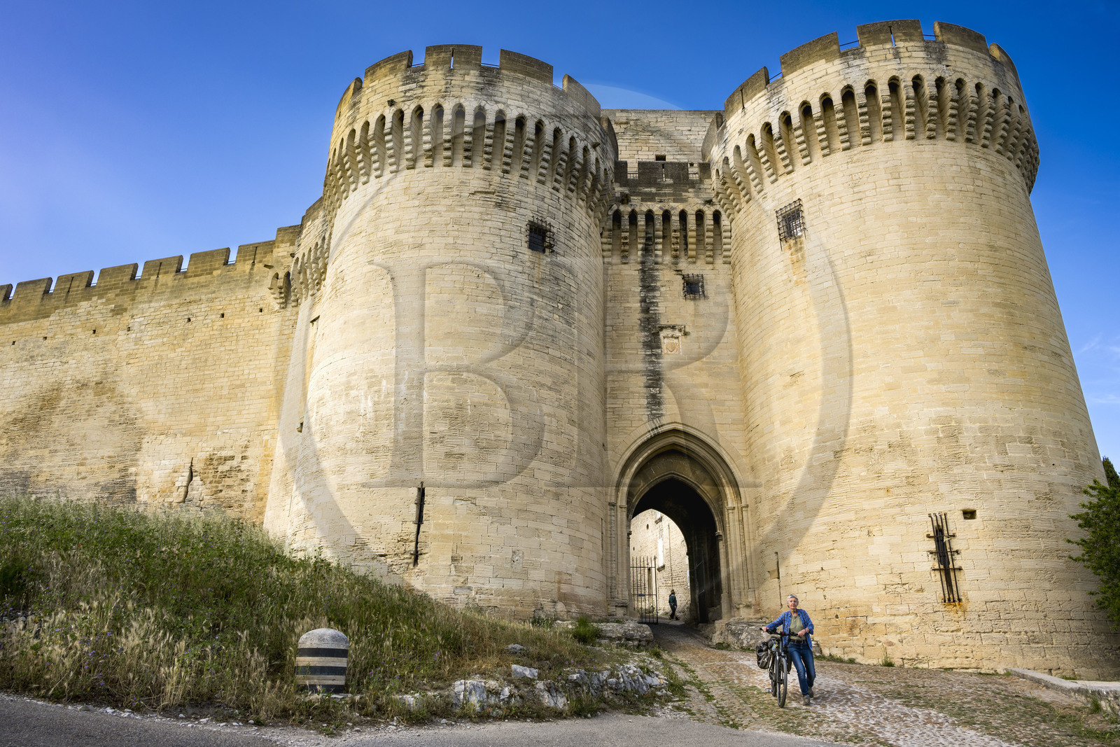 France (30), Gard, Villeneuve-lès-Avignon, Fort Saint André et ses remparts