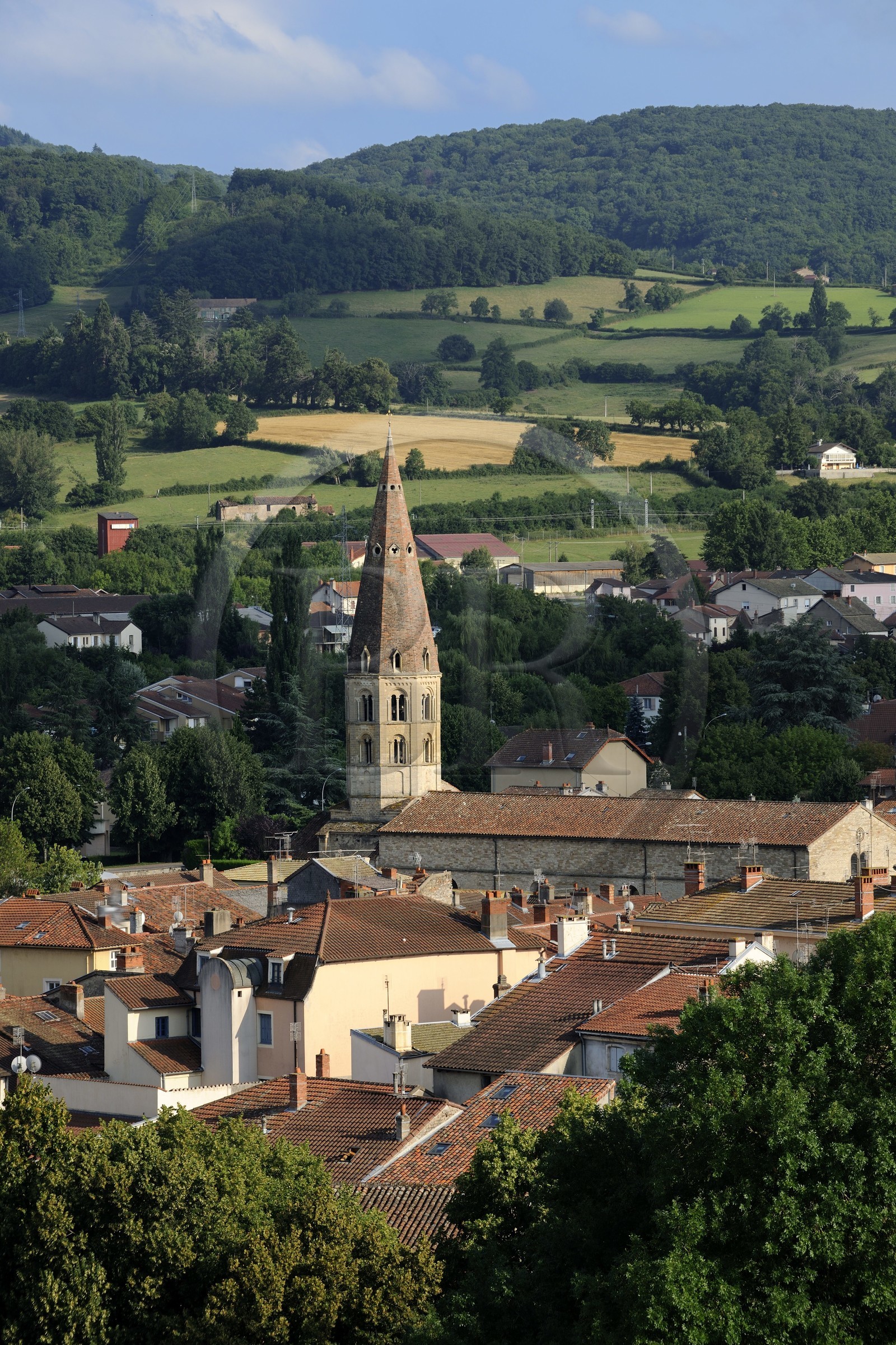 France, Saône et Loire (71), Cluny, église Saint-Marcel