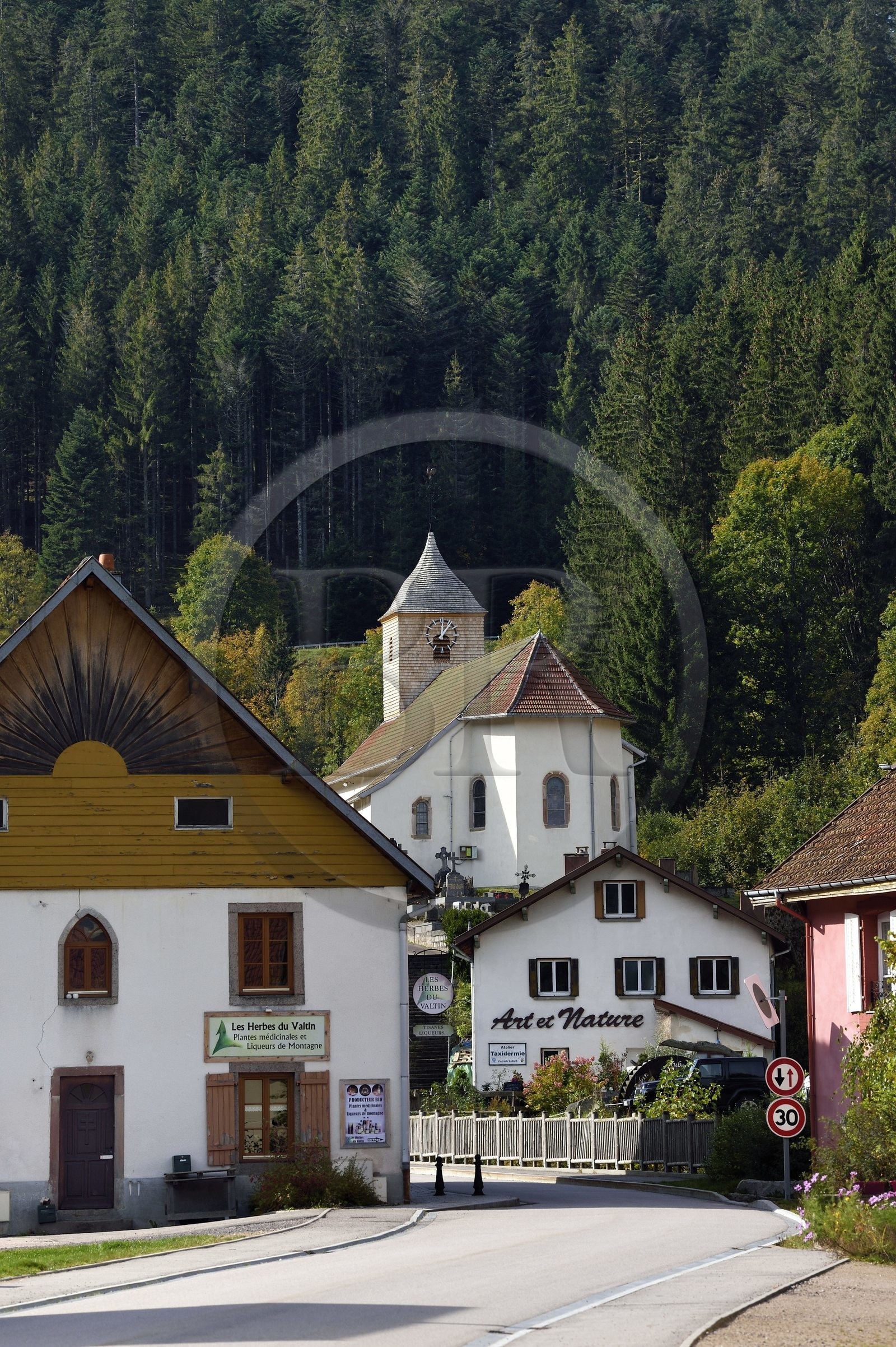 France, Vosges (88), Le Valtin, village de la haute-vallée de la Meurthe