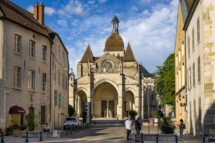 France, Côte-d'Or (21), les climats de Bourgogne classés Patrimoine Mondial de l'UNESCO, Beaune, basilique collégiale Notre-Dame de Beaune