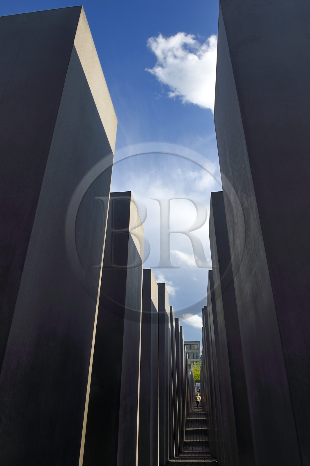 Allemagne, Berlin, Berlin-Mitte, Holocaust-Mahnmal, Mémorial des victimes de la Shoah de l'architecte Peter Eisenmann