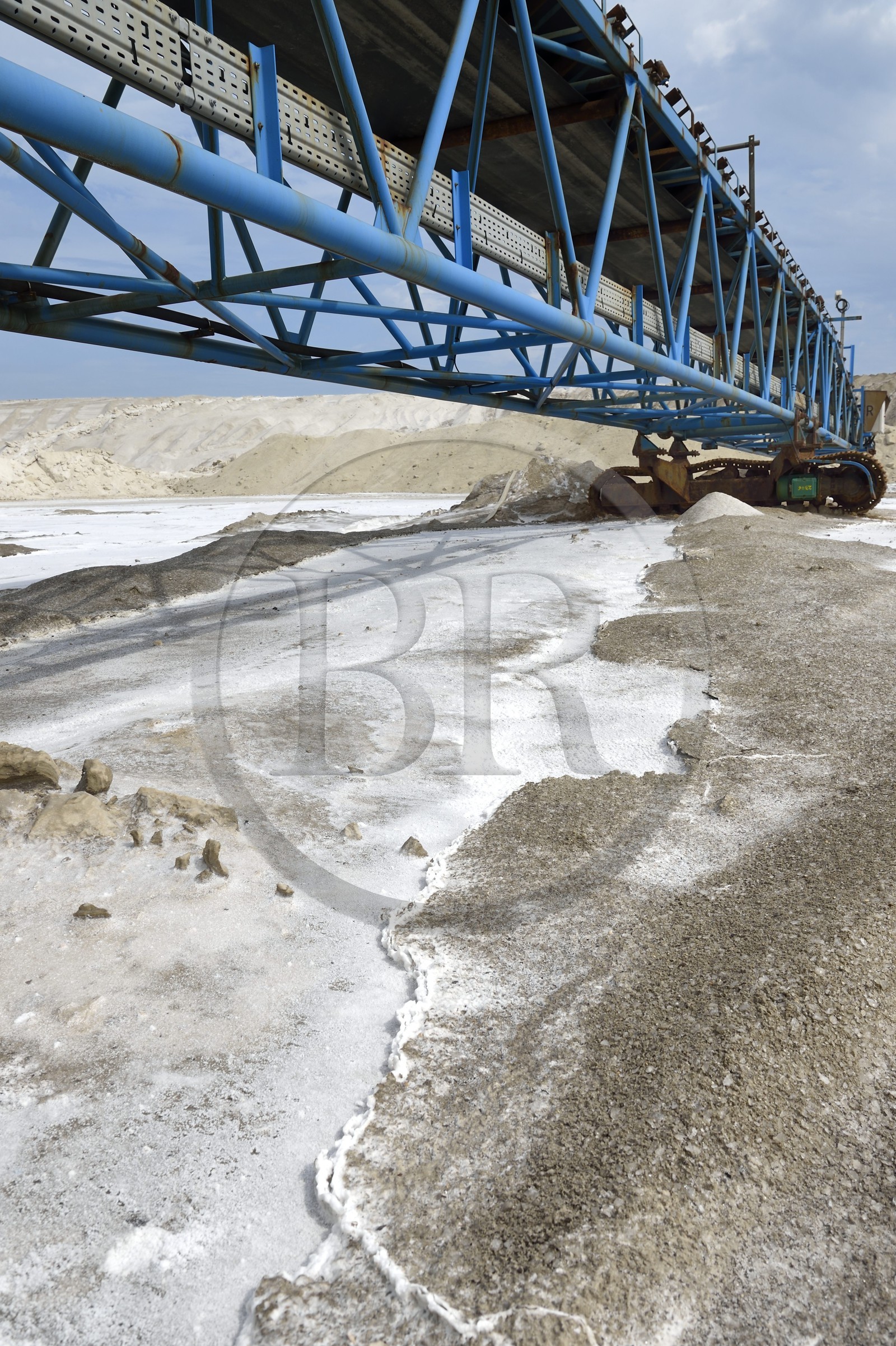 France, Bouches-du-Rhône (13), Camargue, Salin-de-Giraud, les salins du Midi France, Bouches-du-Rhône (13), Camargue, Salin-de-Giraud, les salins du Midi