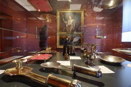 France, Corse du Sud, Ajaccio, Fesch museum (the Museum of Fine Arts), hall of Napoleonic collection