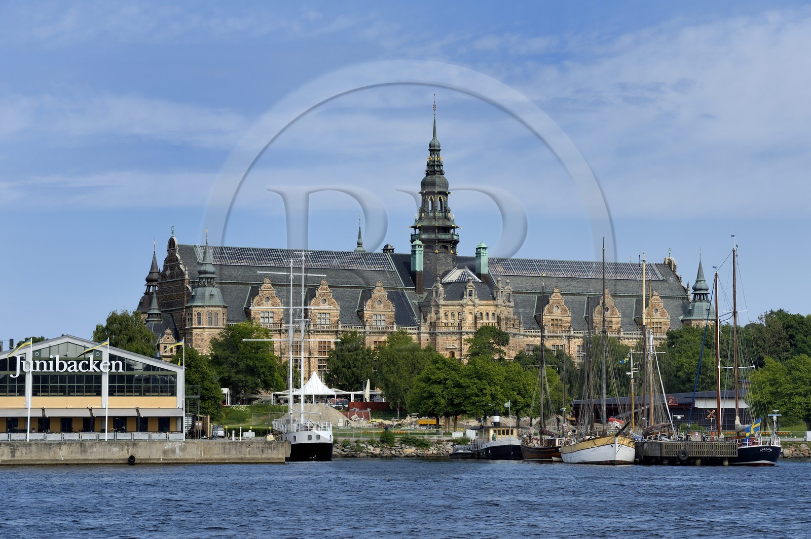 Suède, Stockholm, Djurgarden, le musée nordique (Nordiska museet)