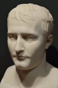 France, Corse du Sud, Ajaccio, Fesch museum (the Museum of Fine Arts), bust of Napoleon 1st by Antoine Denis Chaudet