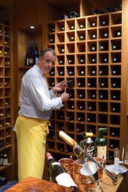 France, Isere, Vienne, Patrick Henriroux two Michelin stars Chef