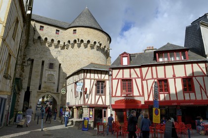 France, Morbihan, Gulf of Morbihan (Golfe du Morbihan), Vannes, Prison Gate listed historical monument