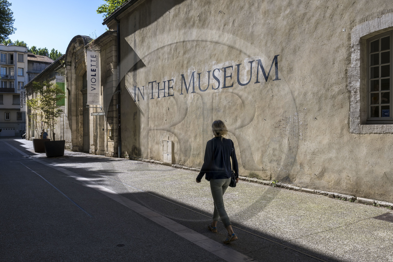 France, Vaucluse (84), Avignon, Collection Lambert, Musée d'Art Contemporain, aménagé dans les hôtels particuliers de Caumont et de Montfaucon du XVIIIe siècle